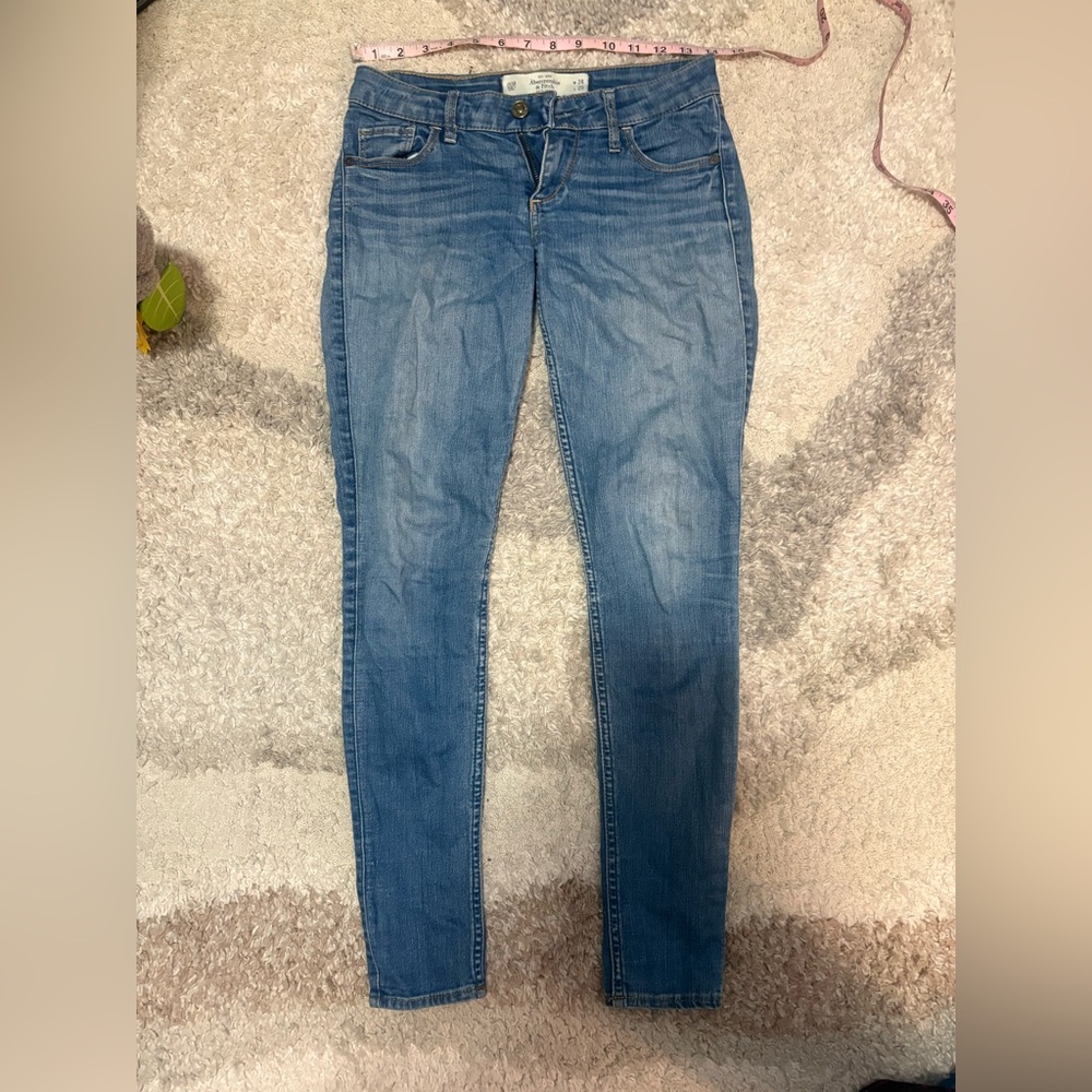 Women's Abercrombie & Fitch Low Rise Skinny Jeans 00R
